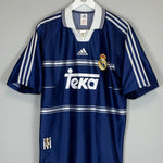 Shop 1998/99 REAL MADRID RAUL #7 AWAY SHIRT (M) ADIDAS, classic football shirts, vintage football shirts & retro soccer jerseys at Cult Kits