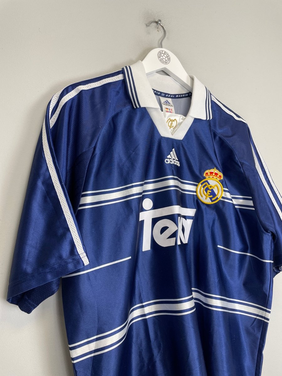 1998/99 REAL MADRID RAUL 7 AWAY SHIRT (M) ADIDAS - Cult Kits - Medium - Buy Vintage Football Shirts, Authentic Retro Football Shirts For Sale, Classic Football Shirts & Soccer Jersey