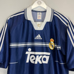 Shop 1998/99 REAL MADRID RAUL #7 AWAY SHIRT (M) ADIDAS, classic football shirts, vintage football shirts & retro soccer jerseys at Cult Kits