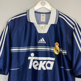 Shop 1998/99 REAL MADRID RAUL #7 AWAY SHIRT (M) ADIDAS, classic football shirts, vintage football shirts & retro soccer jerseys at Cult Kits