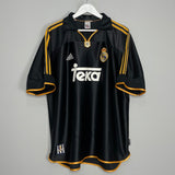 Shop 1998/99 REAL MADRID RAUL #7 AWAY SHIRT (XL) ADIDAS, classic football shirts, vintage football shirts & retro soccer jerseys at Cult Kits