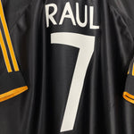 Shop 1998/99 REAL MADRID RAUL #7 AWAY SHIRT (XL) ADIDAS, classic football shirts, vintage football shirts & retro soccer jerseys at Cult Kits