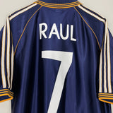 Shop 1998/99 REAL MADRID RAUL #7 THIRD SHIRT (L) ADIDAS, classic football shirts, vintage football shirts & retro soccer jerseys at Cult Kits