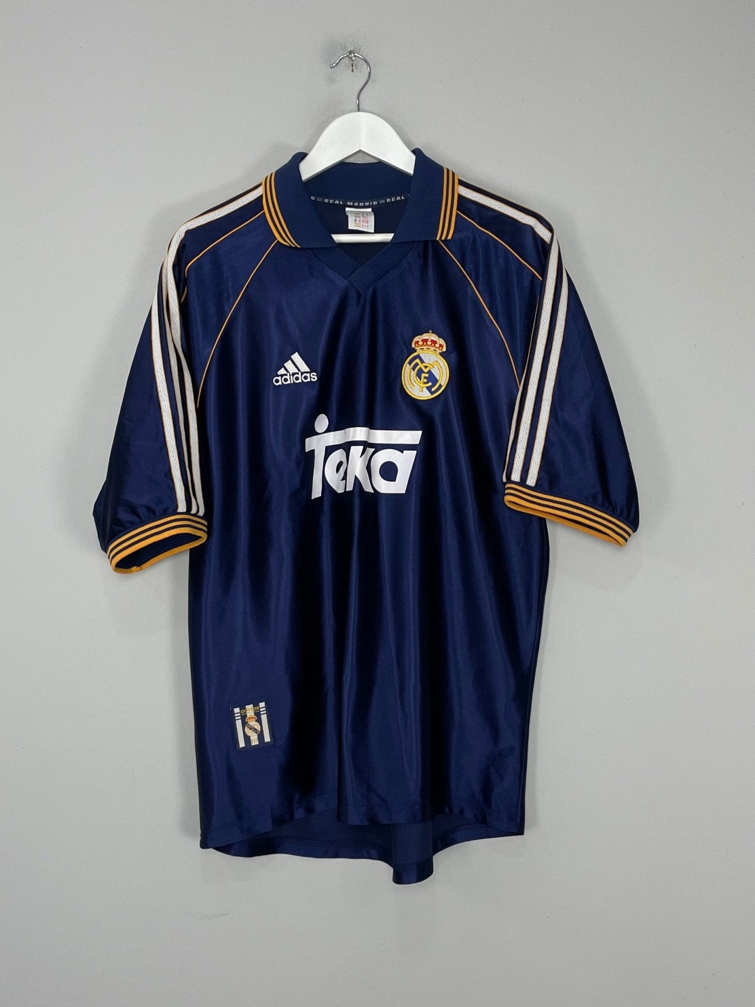 Shop 1998/99 REAL MADRID RAUL #7 THIRD SHIRT (L) ADIDAS, classic football shirts, vintage football shirts & retro soccer jerseys at Cult Kits