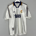 Shop 1998/99 REAL MADRID R.CARLOS #3 HOME SHIRT (M) ADIDAS, classic football shirts, vintage football shirts & retro soccer jerseys at Cult Kits
