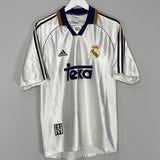 Shop 1998/99 REAL MADRID R.CARLOS #3 HOME SHIRT (M) ADIDAS, classic football shirts, vintage football shirts & retro soccer jerseys at Cult Kits