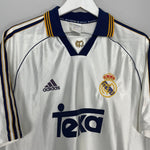 Shop 1998/99 REAL MADRID R.CARLOS #3 HOME SHIRT (M) ADIDAS, classic football shirts, vintage football shirts & retro soccer jerseys at Cult Kits