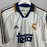 Shop 1998/99 REAL MADRID R.CARLOS #3 HOME SHIRT (M) ADIDAS, classic football shirts, vintage football shirts & retro soccer jerseys at Cult Kits