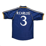 Buy 1998/99 Real Madrid R.Carlos 3 Third Shirt (M) Adidas ~ Free worldwide shipping ~ Authentic Vintage Football Shirts from Cult Kits
