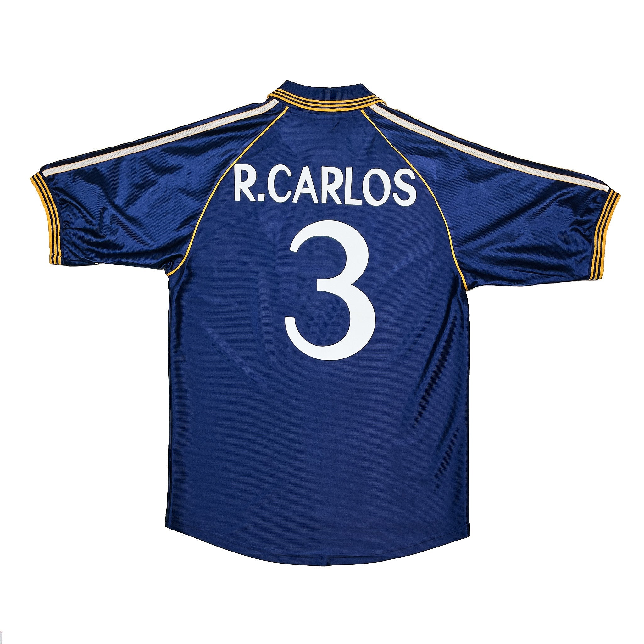 Buy 1998/99 Real Madrid R.Carlos 3 Third Shirt (M) Adidas ~ Free worldwide shipping ~ Authentic Vintage Football Shirts from Cult Kits