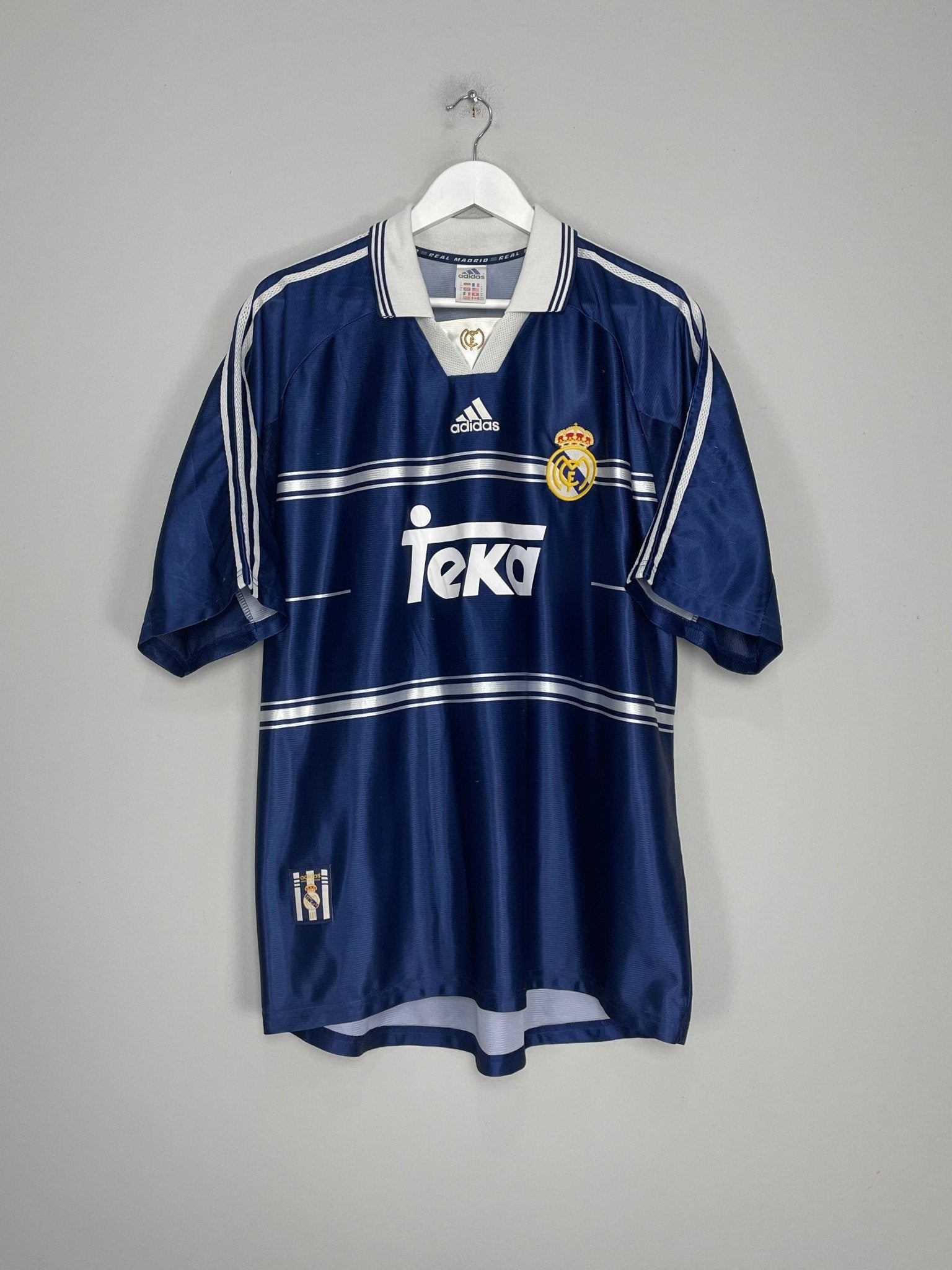 Shop 1998/99 REAL MADRID REDONDO #6 AWAY SHIRT (XL) ADIDAS, classic football shirts, vintage football shirts & retro soccer jerseys at Cult Kits