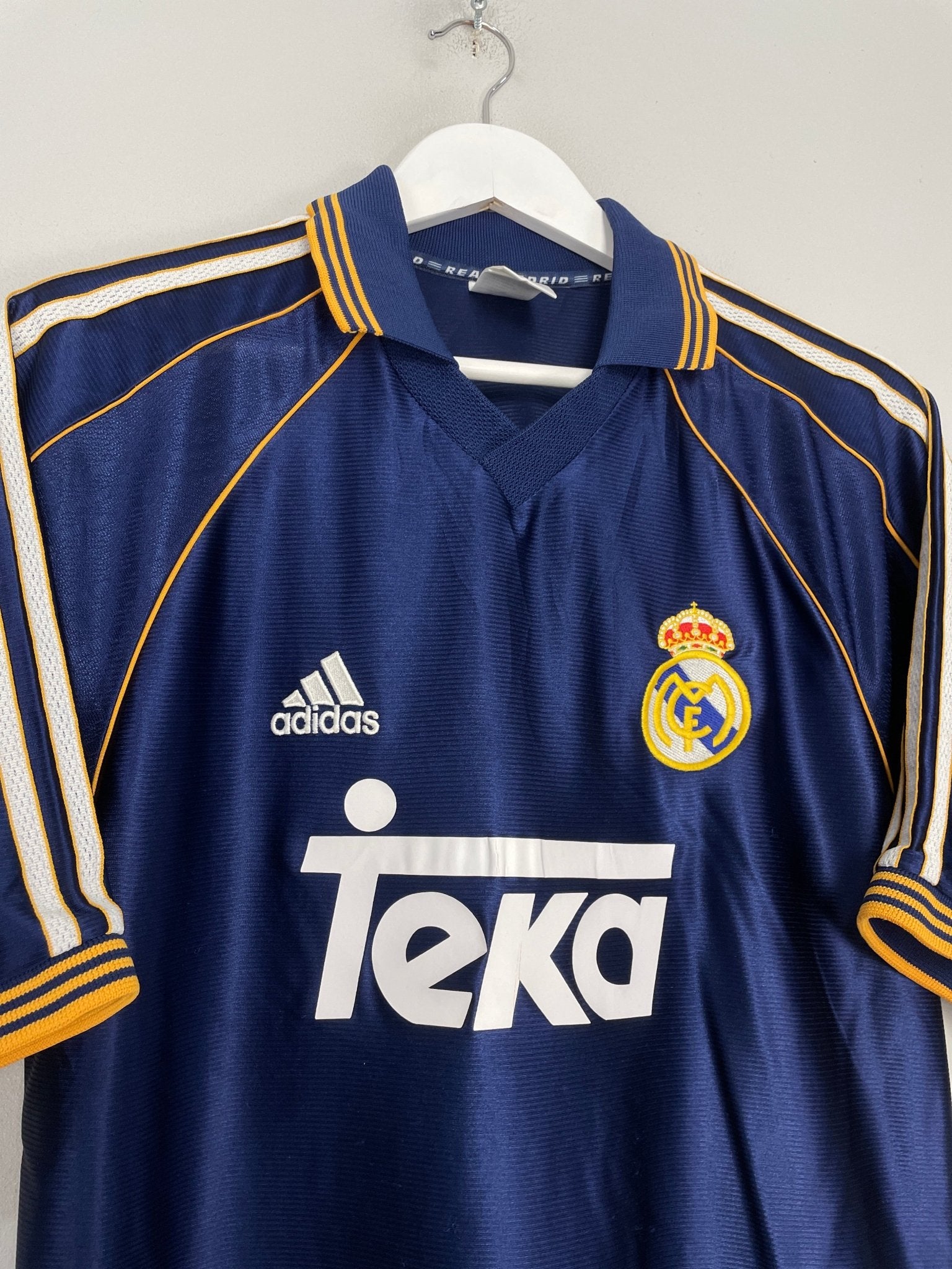 Shop 1998/99 REAL MADRID SEEDORF #10 AWAY SHIRT (S) ADIDAS, classic football shirts, vintage football shirts & retro soccer jerseys at Cult Kits
