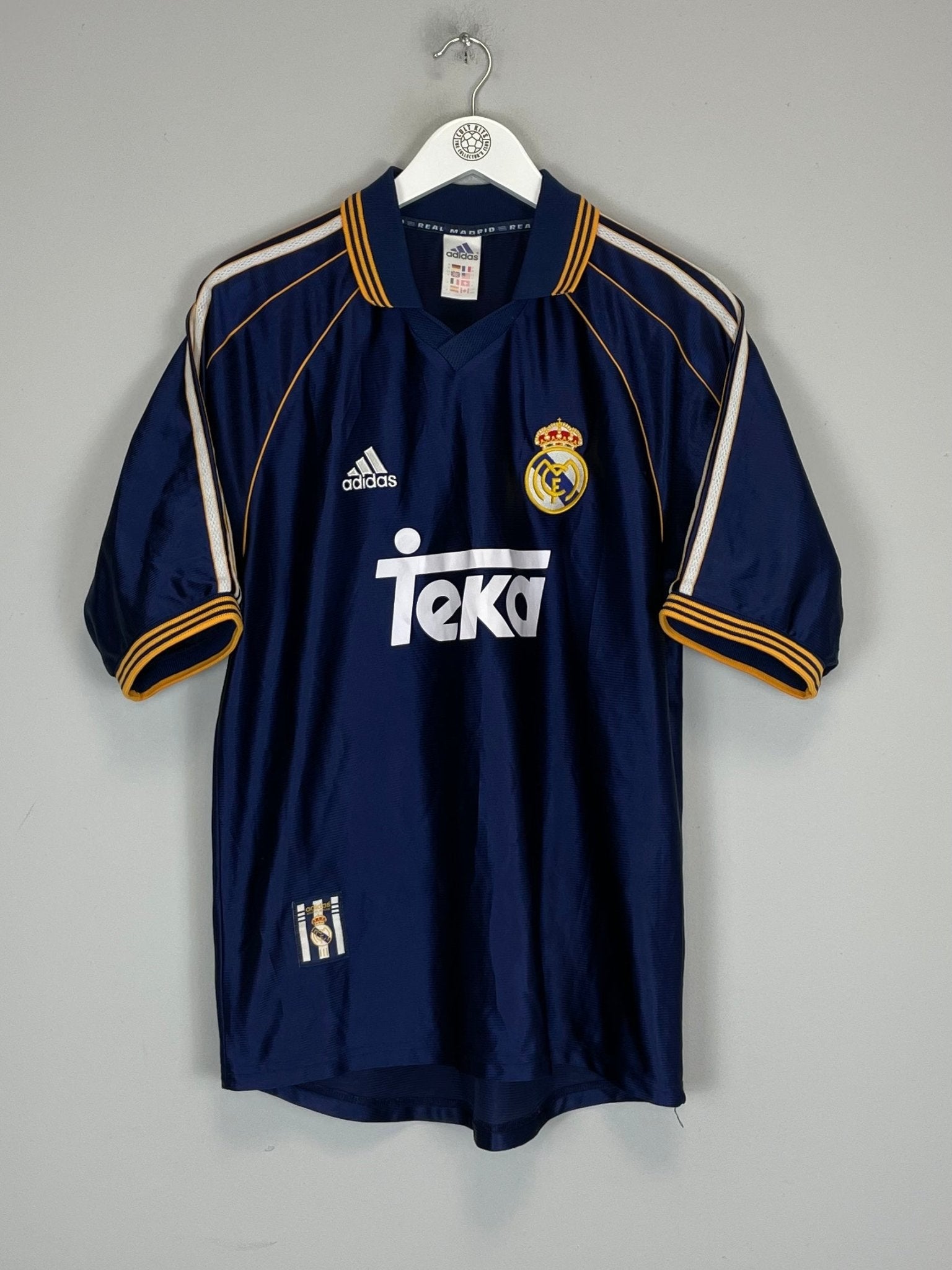 Shop 1998/99 REAL MADRID THIRD SHIRT (M) ADIDAS, classic football shirts, vintage football shirts & retro soccer jerseys at Cult Kits