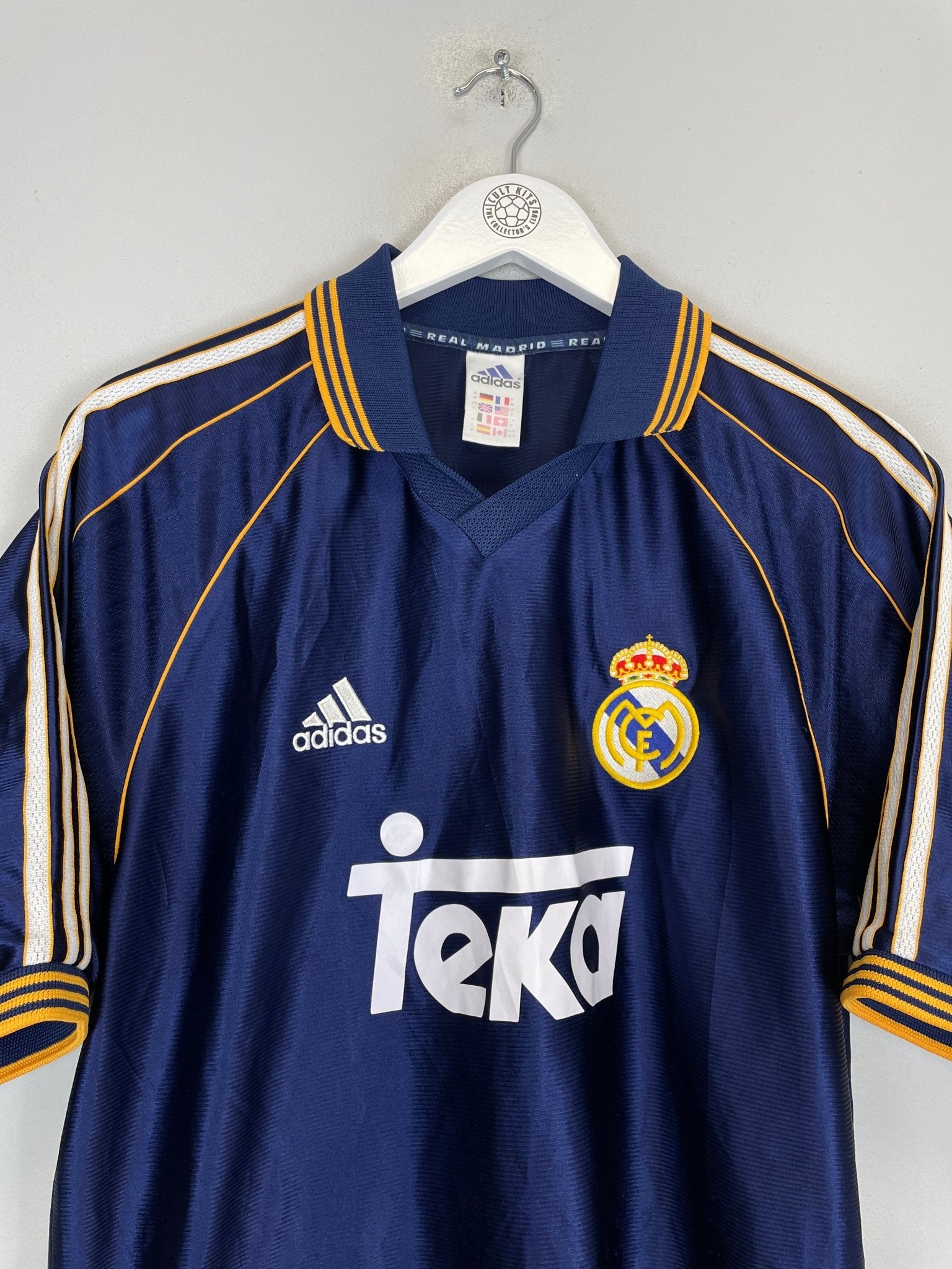 Shop 1998/99 REAL MADRID THIRD SHIRT (M) ADIDAS, classic football shirts, vintage football shirts & retro soccer jerseys at Cult Kits