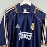 Shop 1998/99 REAL MADRID THIRD SHIRT (XL) ADIDAS, classic football shirts, vintage football shirts & retro soccer jerseys at Cult Kits