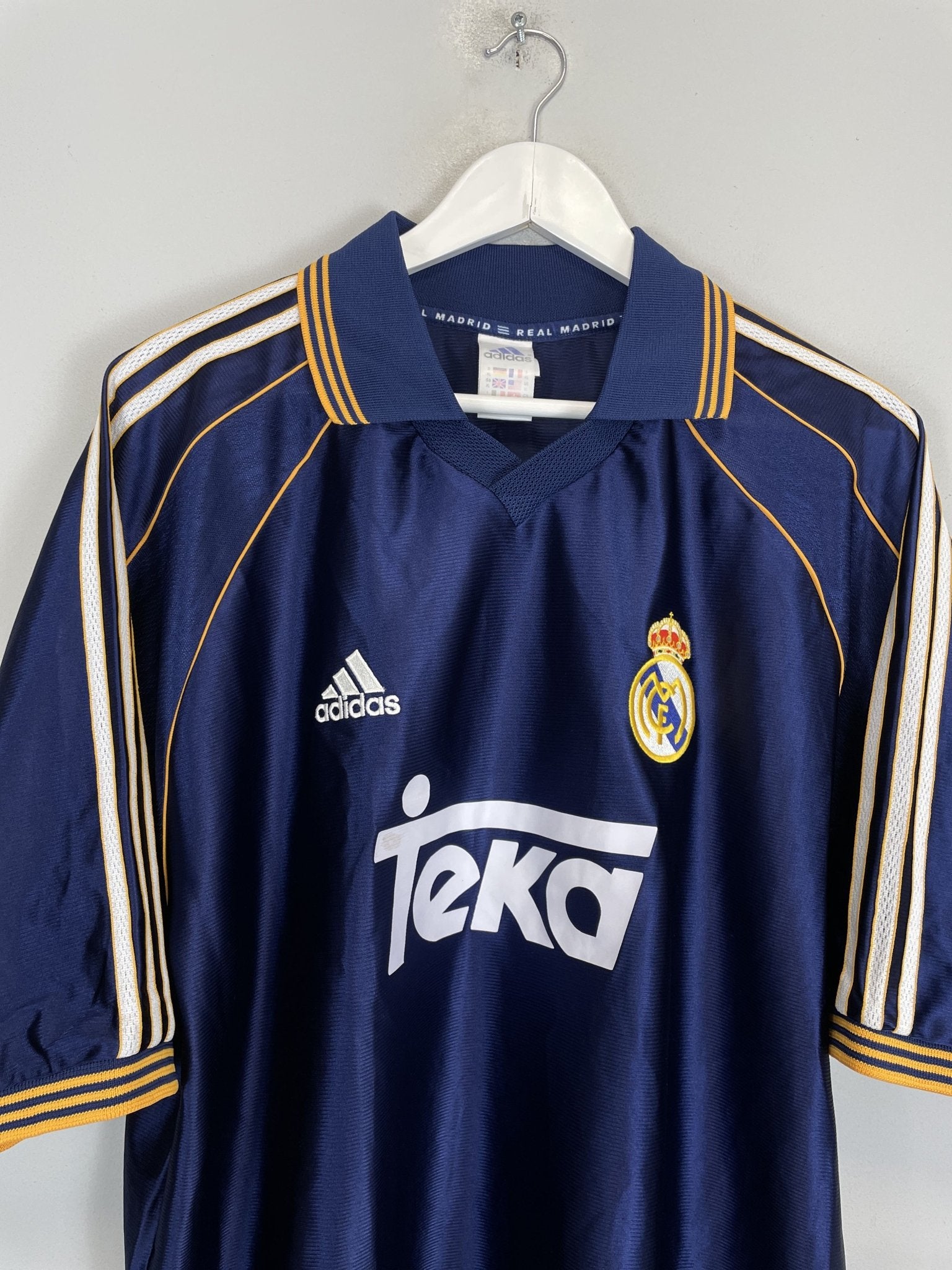 Shop 1998/99 REAL MADRID THIRD SHIRT (XL) ADIDAS, classic football shirts, vintage football shirts & retro soccer jerseys at Cult Kits