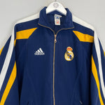 1998/99 REAL MADRID TRACK JACKET (S) ADIDAS - Cult Kits - Small - Buy Vintage Football Shirts, Authentic Retro Football Shirts For Sale, Classic Football Shirts & Soccer Jersey