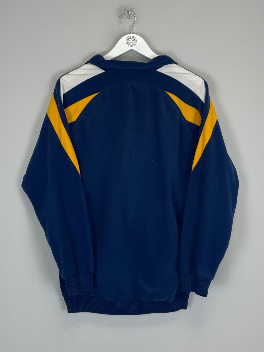 1998/99 REAL MADRID TRACK JACKET (S) ADIDAS - Cult Kits - Small - Buy Vintage Football Shirts, Authentic Retro Football Shirts For Sale, Classic Football Shirts & Soccer Jersey