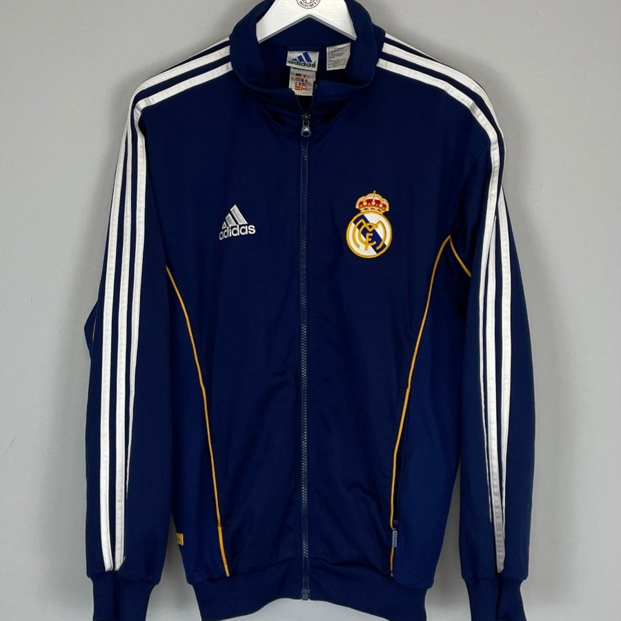 1998/99 REAL MADRID TRACKSUIT TOP (S) ADIDAS - Cult Kits - Small - Buy Vintage Football Shirts, Authentic Retro Football Shirts For Sale, Classic Football Shirts & Soccer Jersey