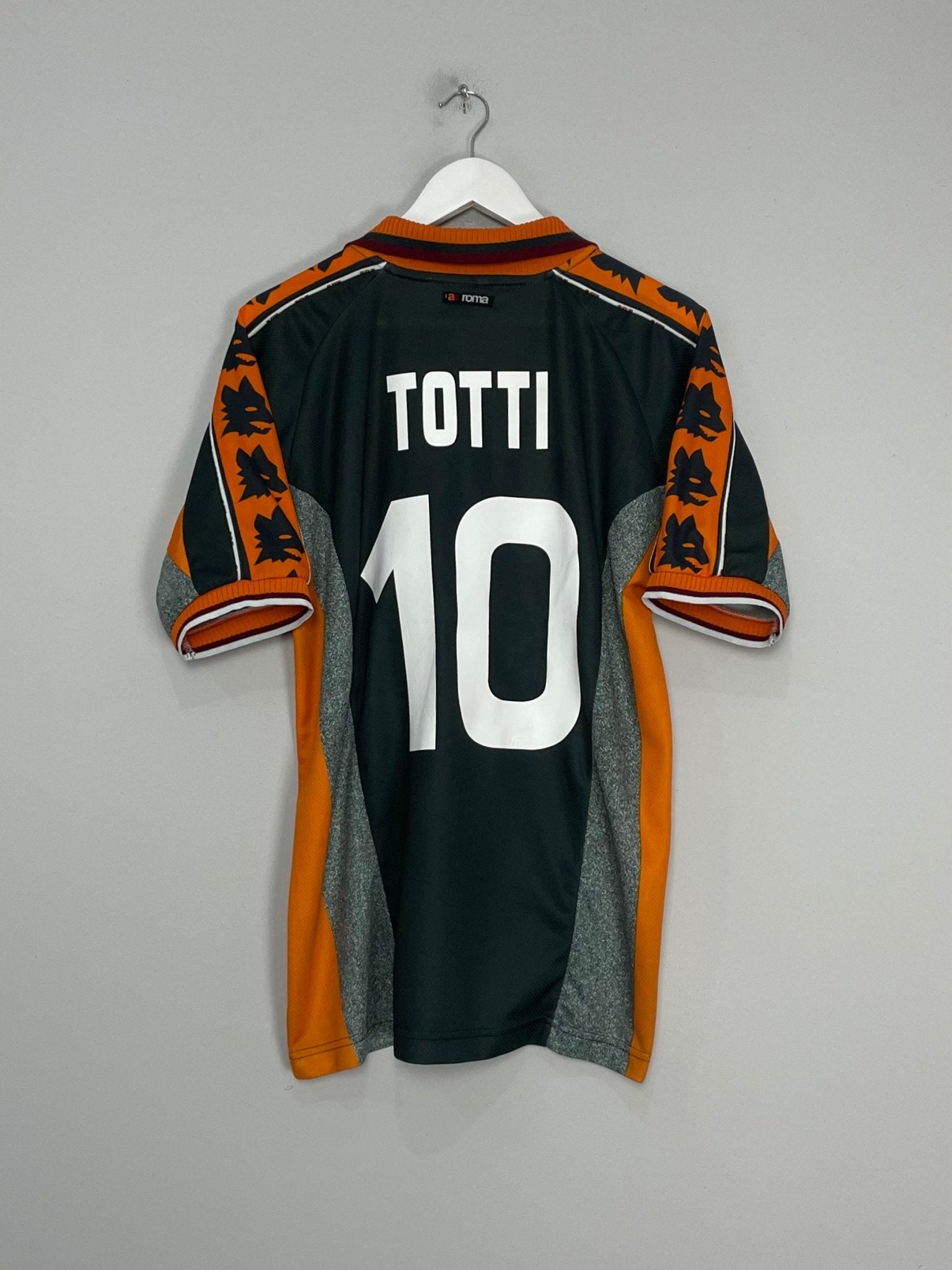Shop 1998/99 ROMA TOTTI #10 THIRD SHIRT (XL) DIADORA, classic football shirts, vintage football shirts & retro soccer jerseys at Cult Kits
