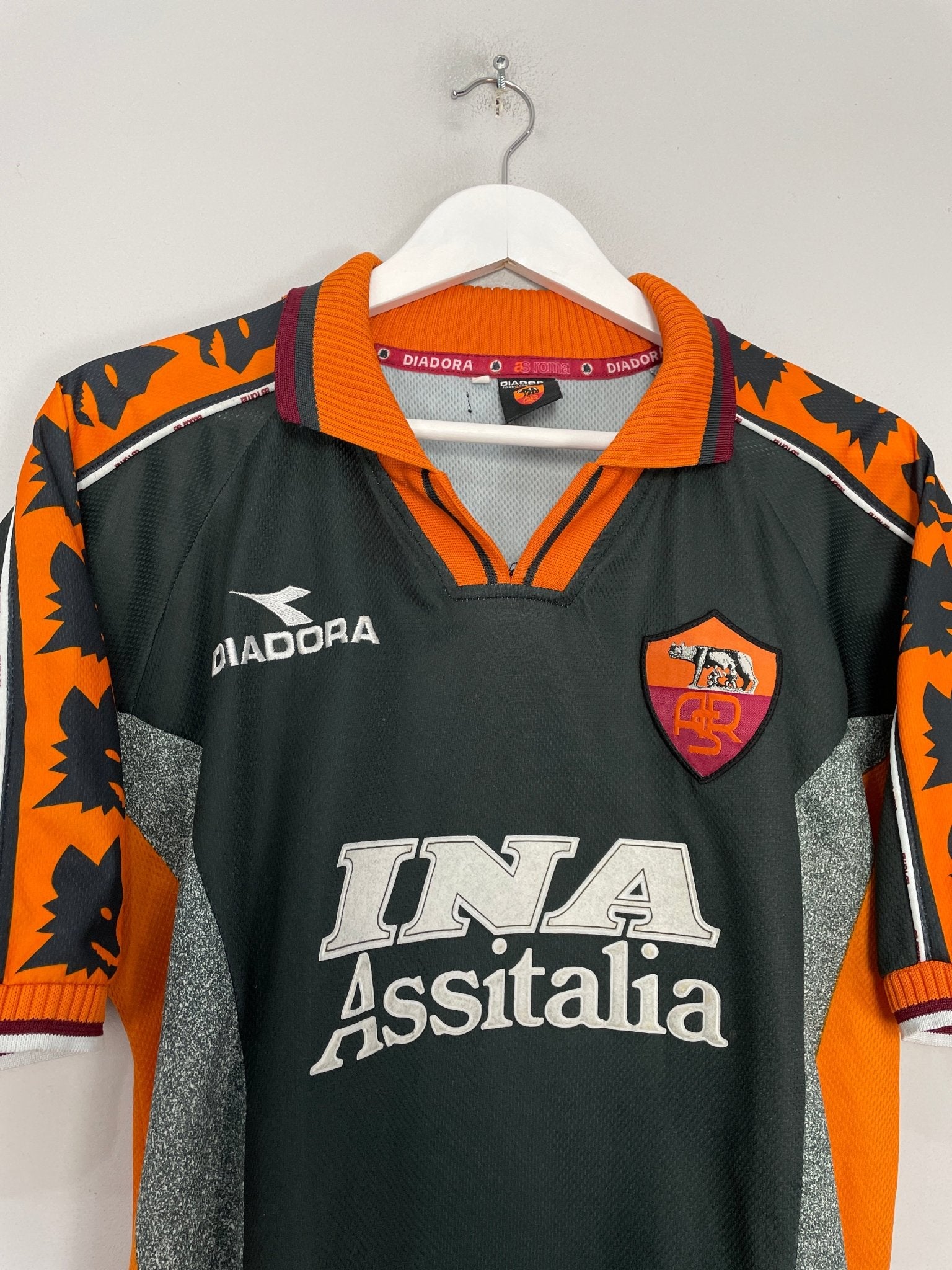 Shop 1998/99 ROMA TOTTI #10 THIRD SHIRT (XL) DIADORA, classic football shirts, vintage football shirts & retro soccer jerseys at Cult Kits