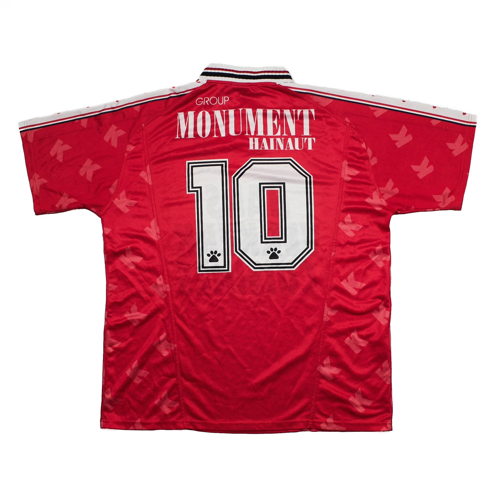Buy 1998/99 Royal Excelsior Mouscron 10 Home Shirt (XL) Kelme ~ Free worldwide shipping ~ Authentic Vintage Football Shirts from Cult Kits
