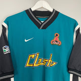 Shop 1998/99 SAN JOSE CLASH AWAY SHIRT (M) NIKE, classic football shirts, vintage football shirts & retro soccer jerseys at Cult Kits