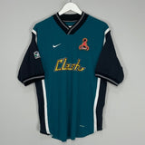 Shop 1998/99 SAN JOSE CLASH AWAY SHIRT (M) NIKE, classic football shirts, vintage football shirts & retro soccer jerseys at Cult Kits
