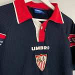 Shop 1998/99 SEVILLA THIRD SHIRT (XL) UMBRO, classic football shirts, vintage football shirts & retro soccer jerseys at Cult Kits