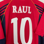 Shop 1998/99 SPAIN RAUL #10 HOME SHIRT (M) ADIDAS, classic football shirts, vintage football shirts & retro soccer jerseys at Cult Kits