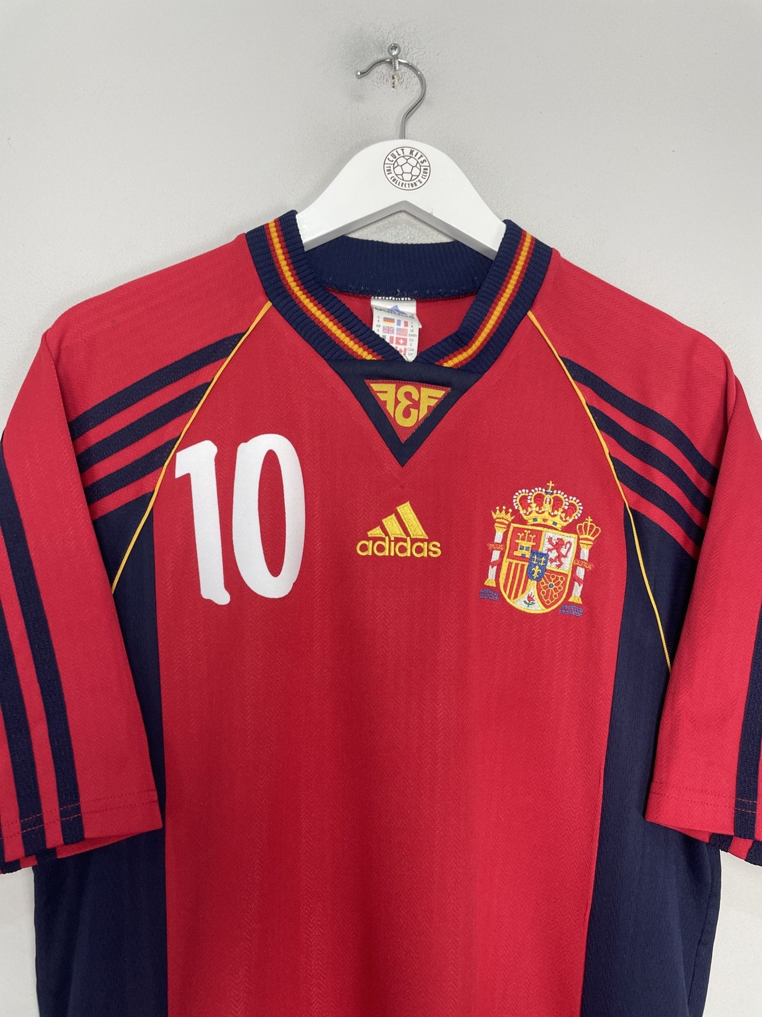 1998/99 SPAIN RAUL #10 HOME SHIRT (S) ADIDAS – Cult Kits