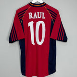 Shop 1998/99 SPAIN RAUL #10 HOME SHIRT (S) ADIDAS, classic football shirts, vintage football shirts & retro soccer jerseys at Cult Kits