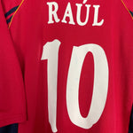 Shop 1998/99 SPAIN RAUL #10 HOME SHIRT (XL) ADIDAS, classic football shirts, vintage football shirts & retro soccer jerseys at Cult Kits