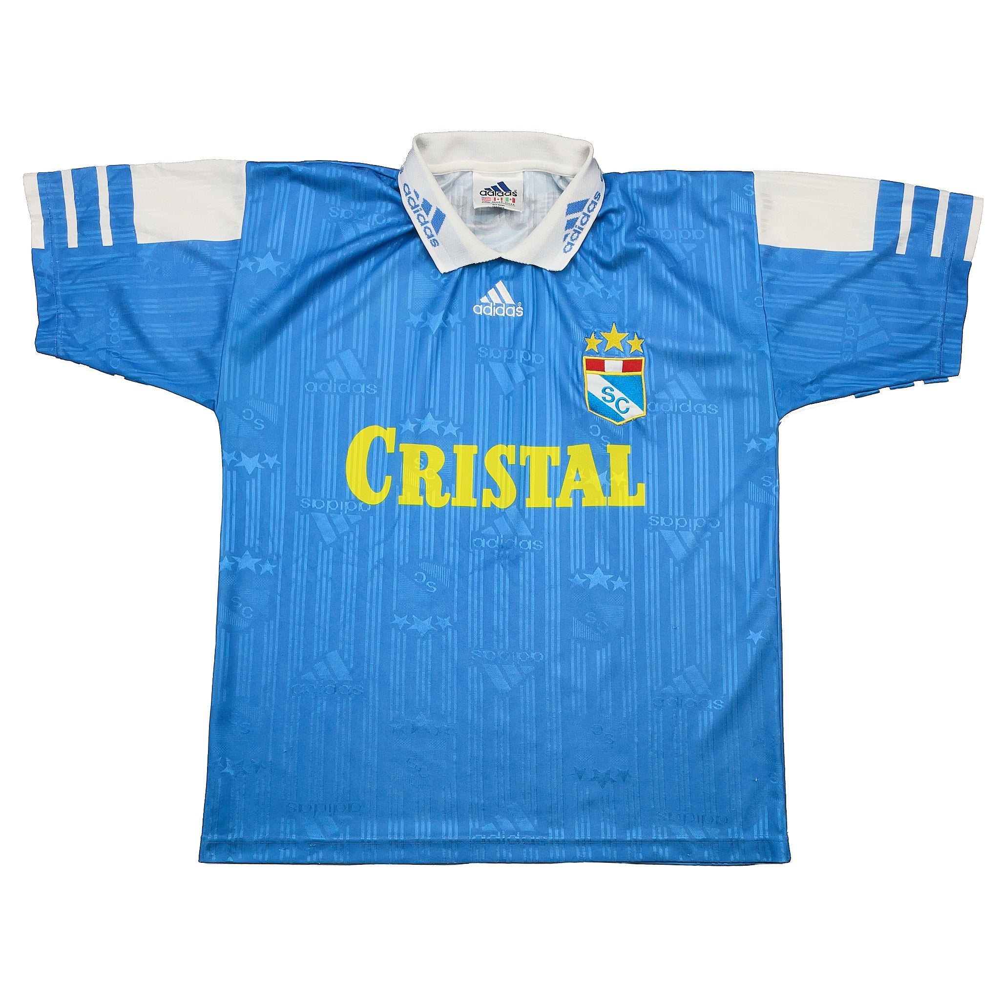 Buy 1998/99 Sporting Cristal Home Shirt (L) Adidas ~ Free worldwide shipping available ~ Authentic Vintage Football Shirts from Cult Kits