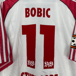 Shop 1998/99 STUTTGART BOBIC #11 *SIGNED* HOME SHIRT (XL) ADIDAS, classic football shirts, vintage football shirts & retro soccer jerseys at Cult Kits