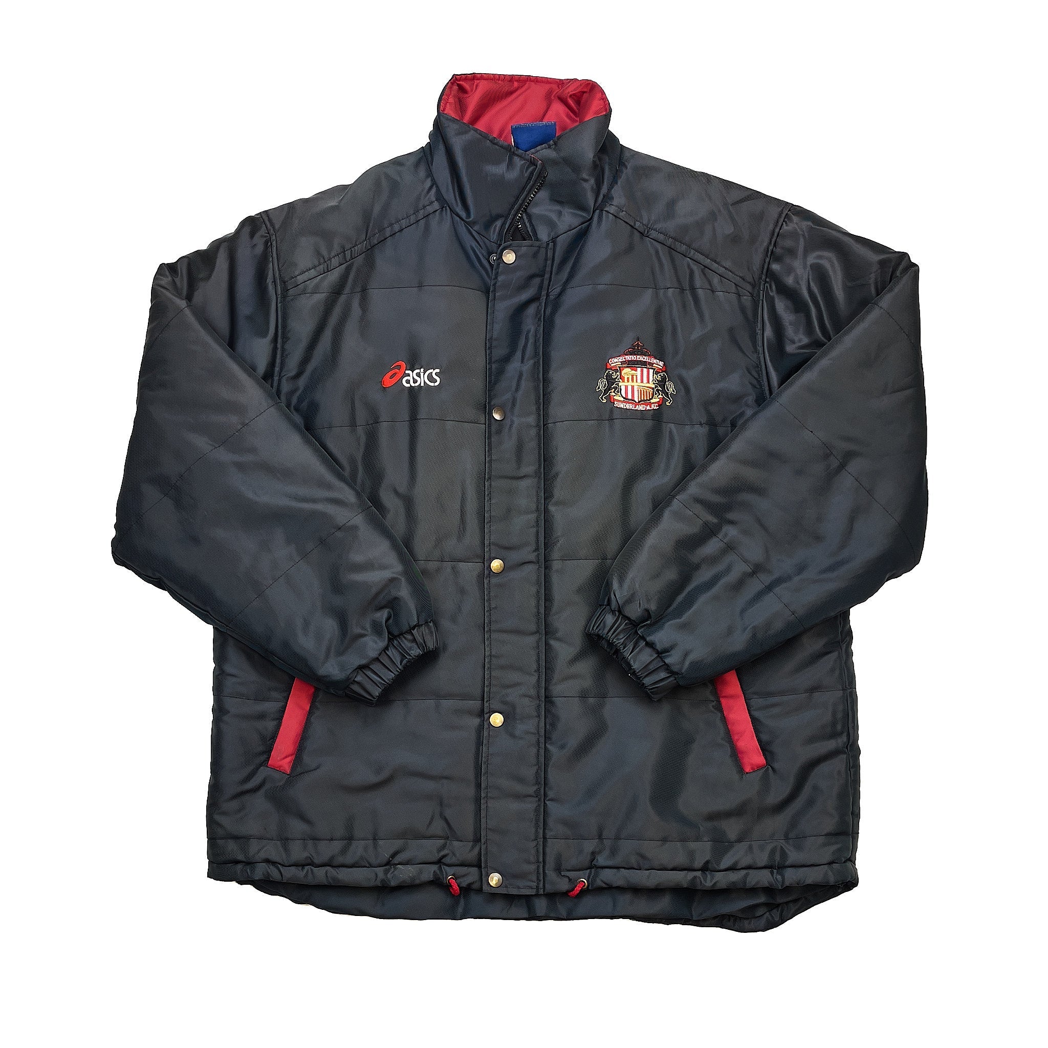 Buy 1998/99 Sunderland Bench Coat (XL) Asics ~ Free worldwide shipping ~ Authentic Vintage Football Shirts from Cult Kits