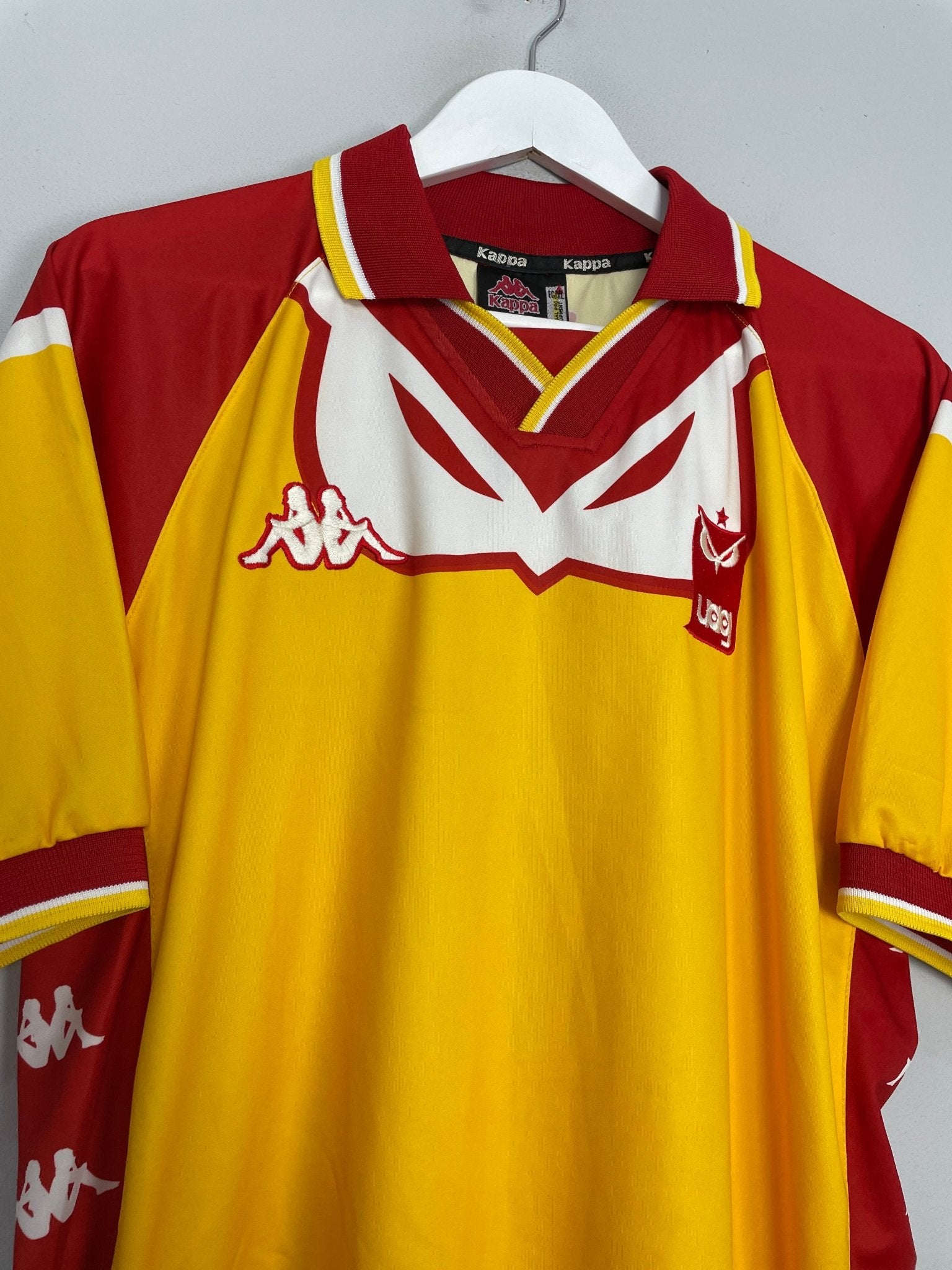 Shop 1998/99 TECOS FC AWAY SHIRT (XL) KAPPA, classic football shirts, vintage football shirts & retro soccer jerseys at Cult Kits