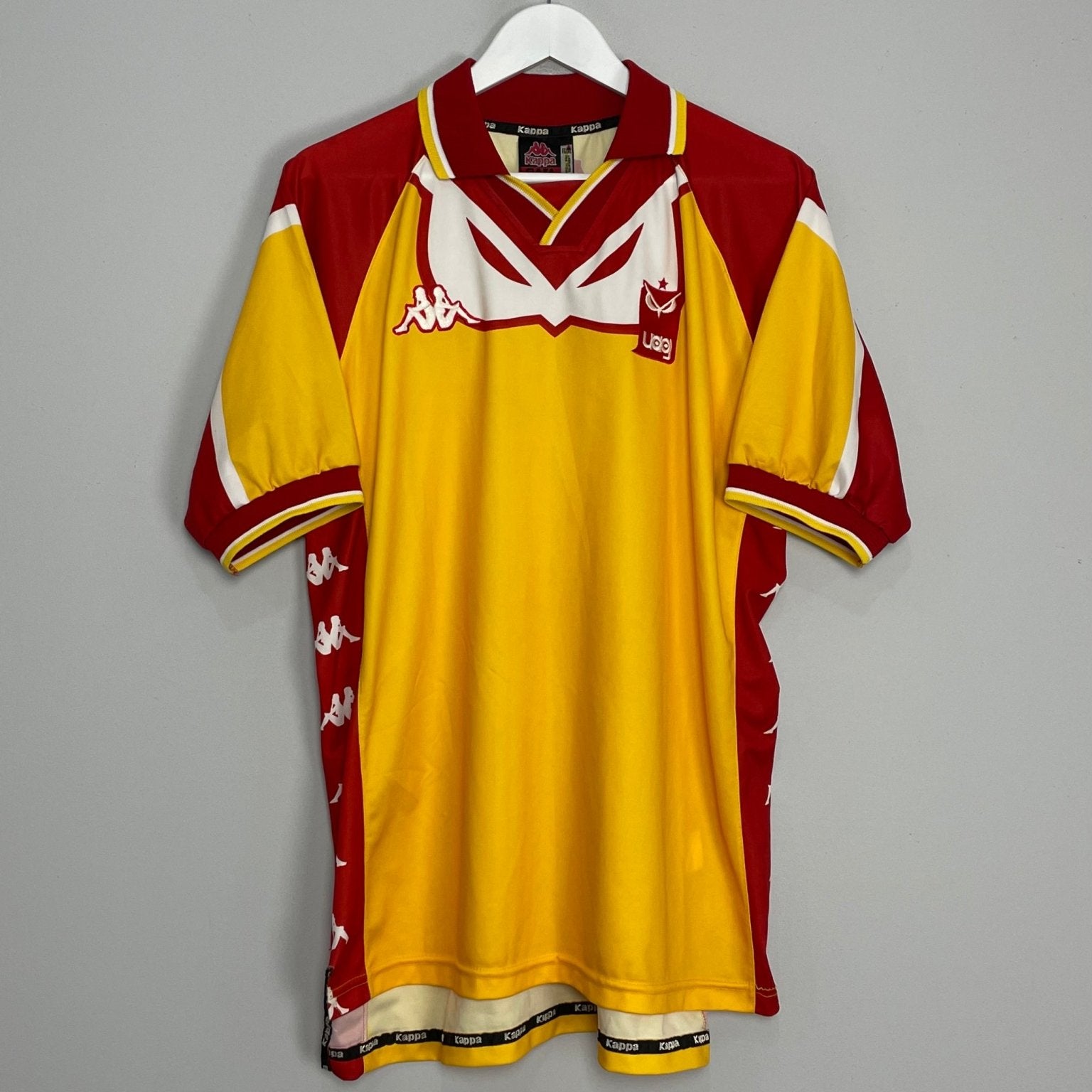 Shop 1998/99 TECOS FC AWAY SHIRT (XL) KAPPA, classic football shirts, vintage football shirts & retro soccer jerseys at Cult Kits