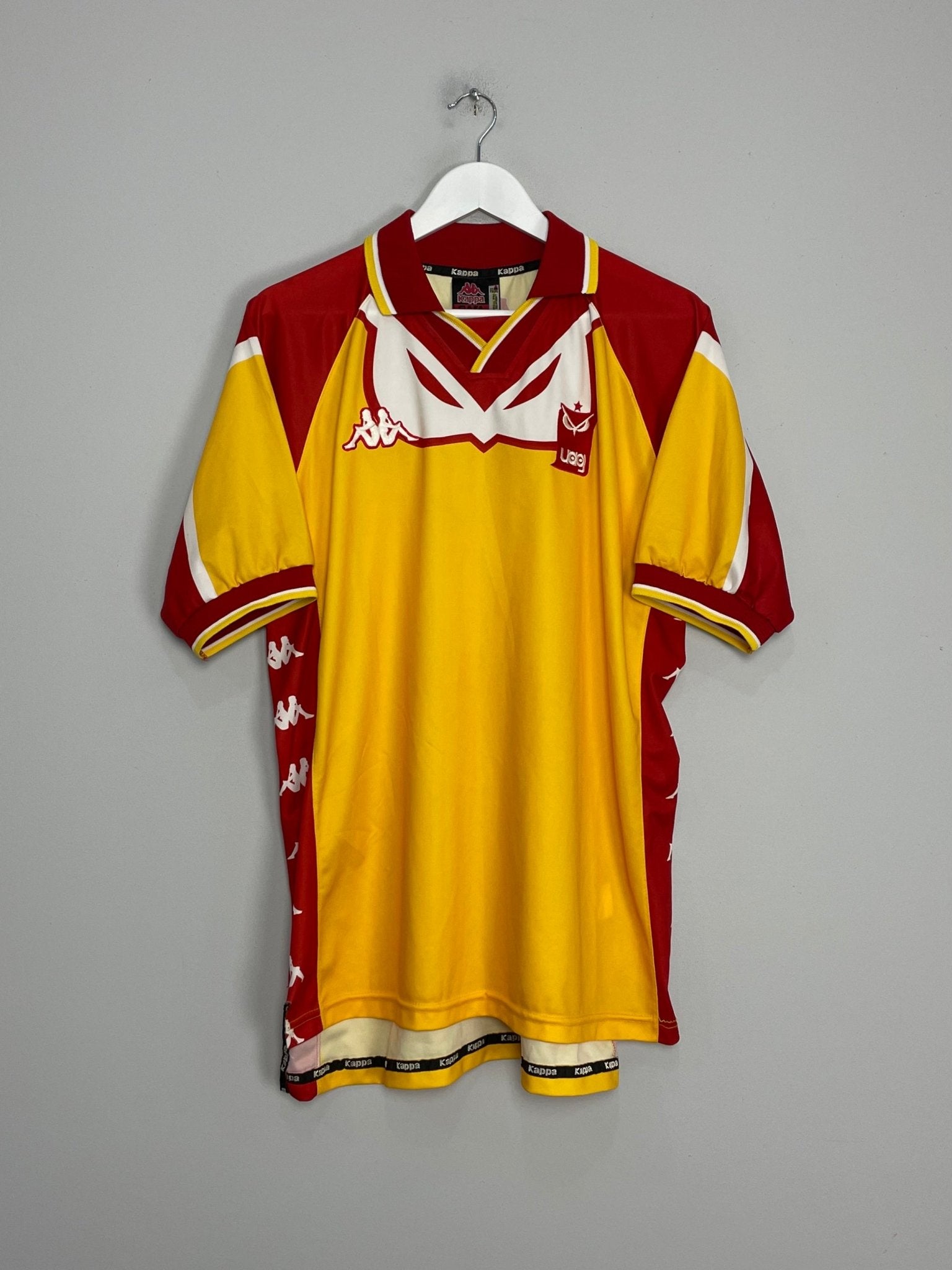 Shop 1998/99 TECOS FC AWAY SHIRT (XL) KAPPA, classic football shirts, vintage football shirts & retro soccer jerseys at Cult Kits