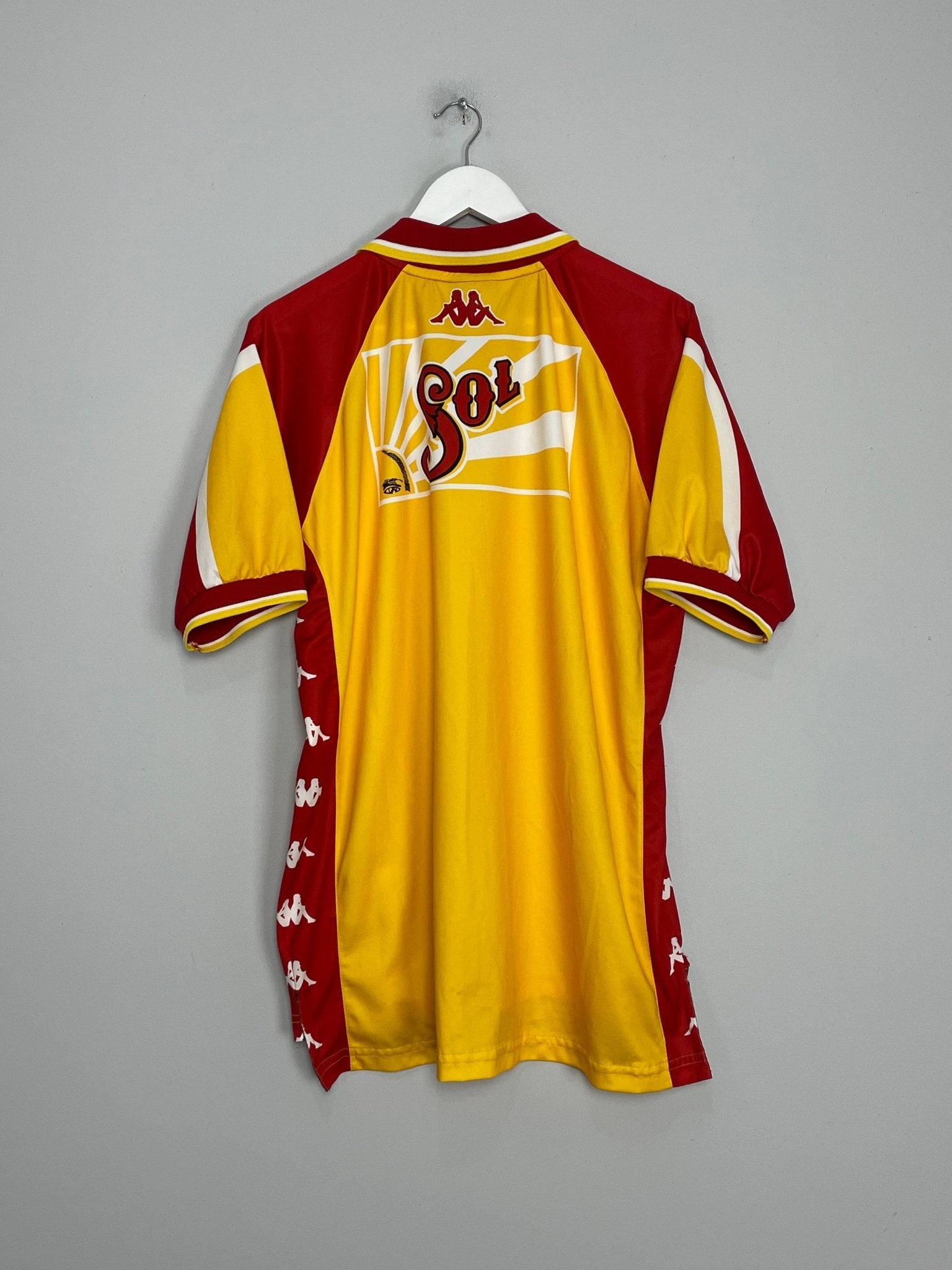 Shop 1998/99 TECOS FC AWAY SHIRT (XL) KAPPA, classic football shirts, vintage football shirts & retro soccer jerseys at Cult Kits