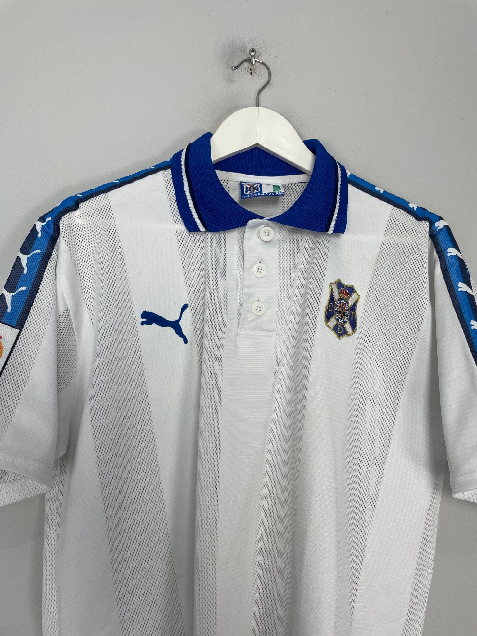Shop 1998/99 TENERIFE HOME SHIRT (M) PUMA, classic football shirts, vintage football shirts & retro soccer jerseys at Cult Kits