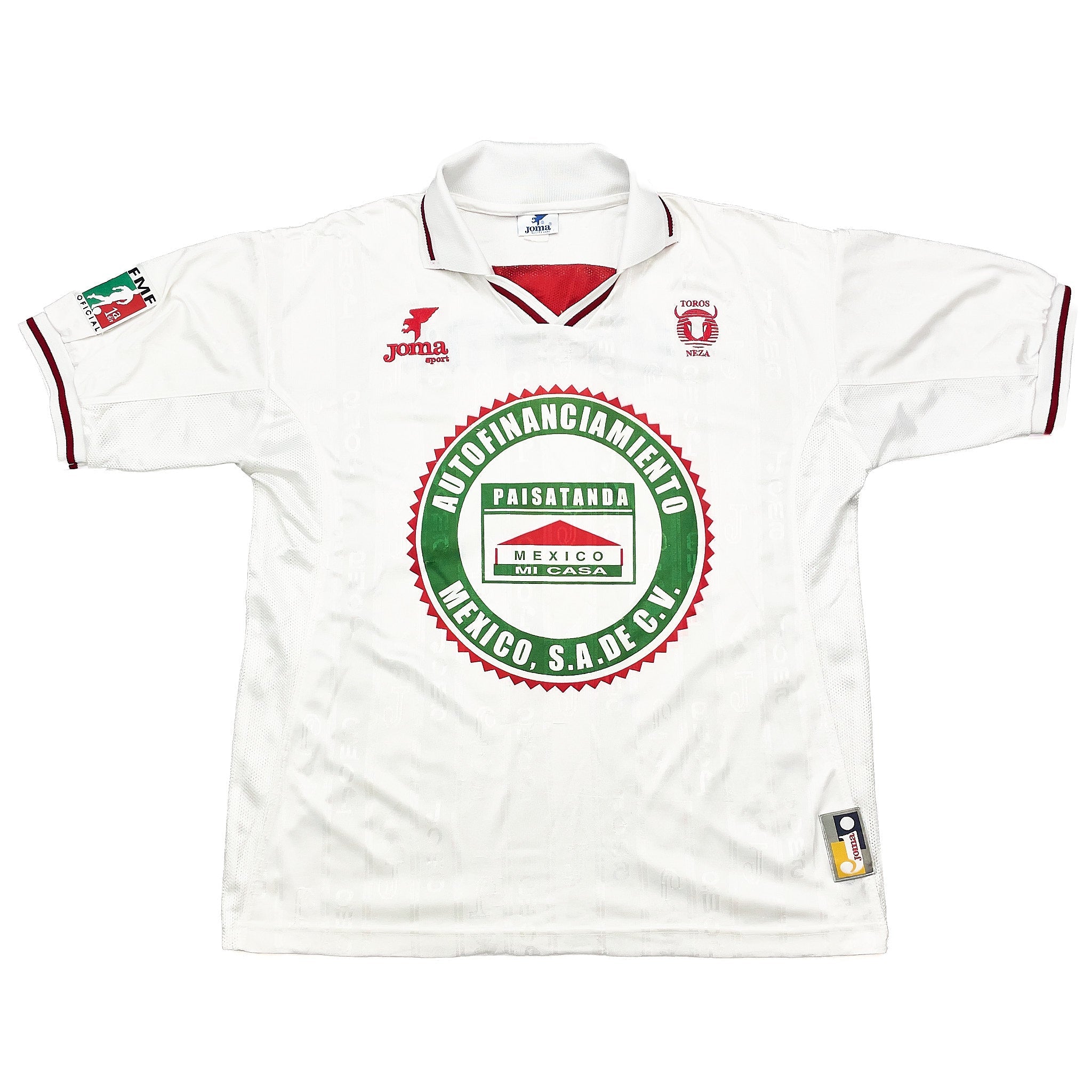 Buy 1998/99 Toros Neza Away Shirt (XL) Joma ~ Free worldwide shipping available ~ Authentic Vintage Football Shirts from Cult Kits