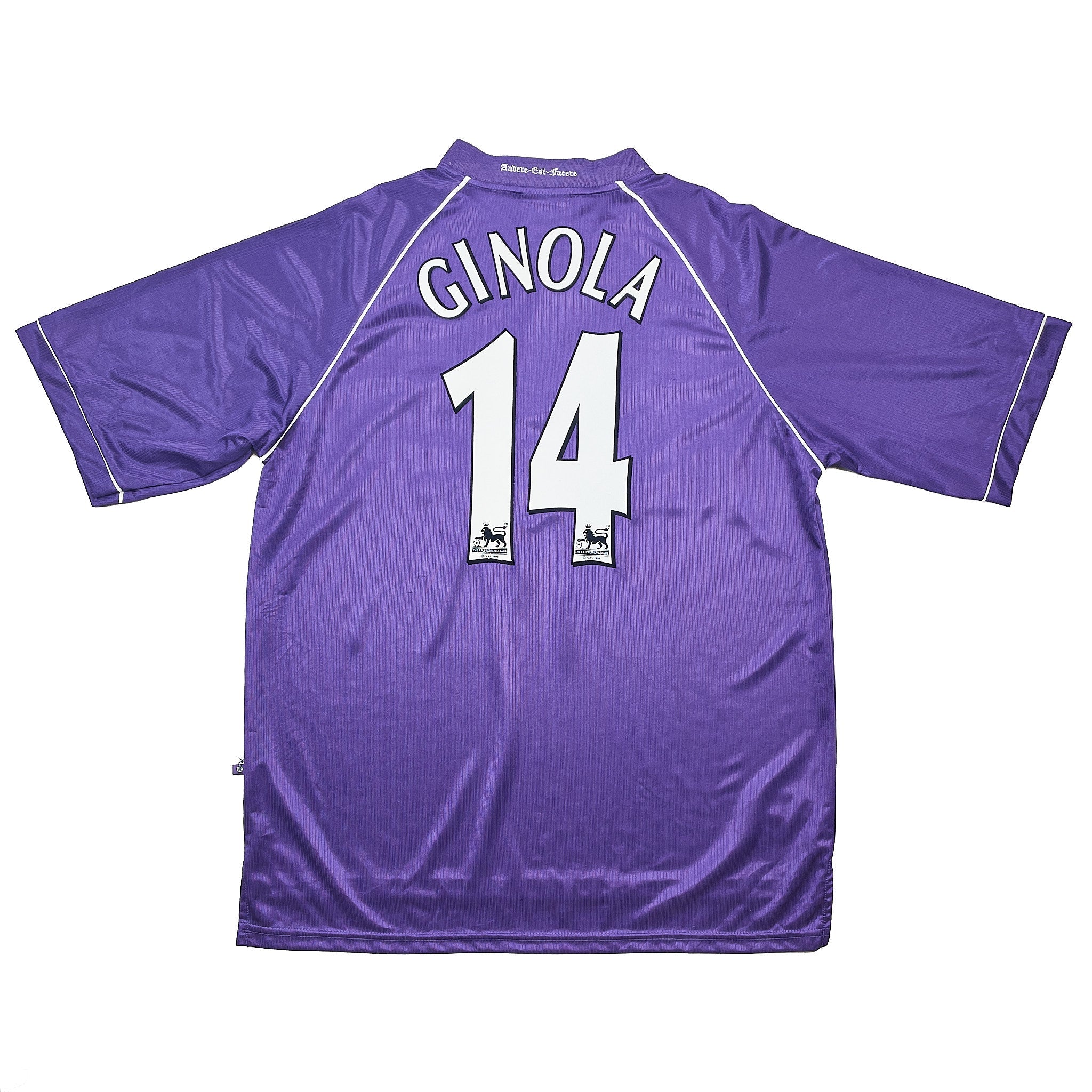 Buy 1998/99 Tottenham Ginola 14 Away Shirt (L) Pony ~ Free worldwide shipping available ~ Authentic Vintage Football Shirts from Cult Kits
