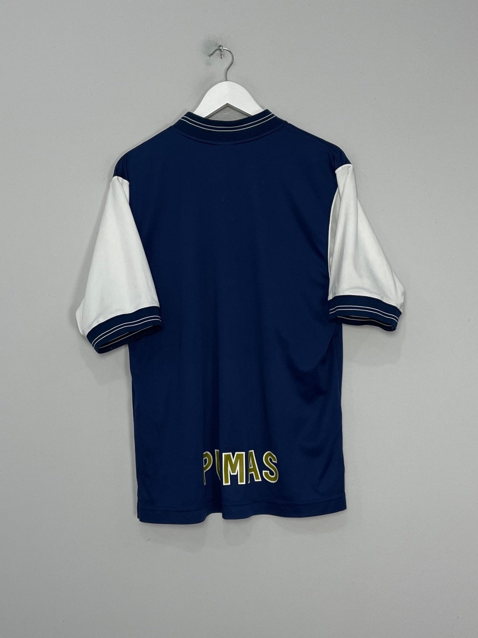 Shop 1998/99 UNAM PUMAS AWAY SHIRT (L) NIKE, classic football shirts, vintage football shirts & retro soccer jerseys at Cult Kits