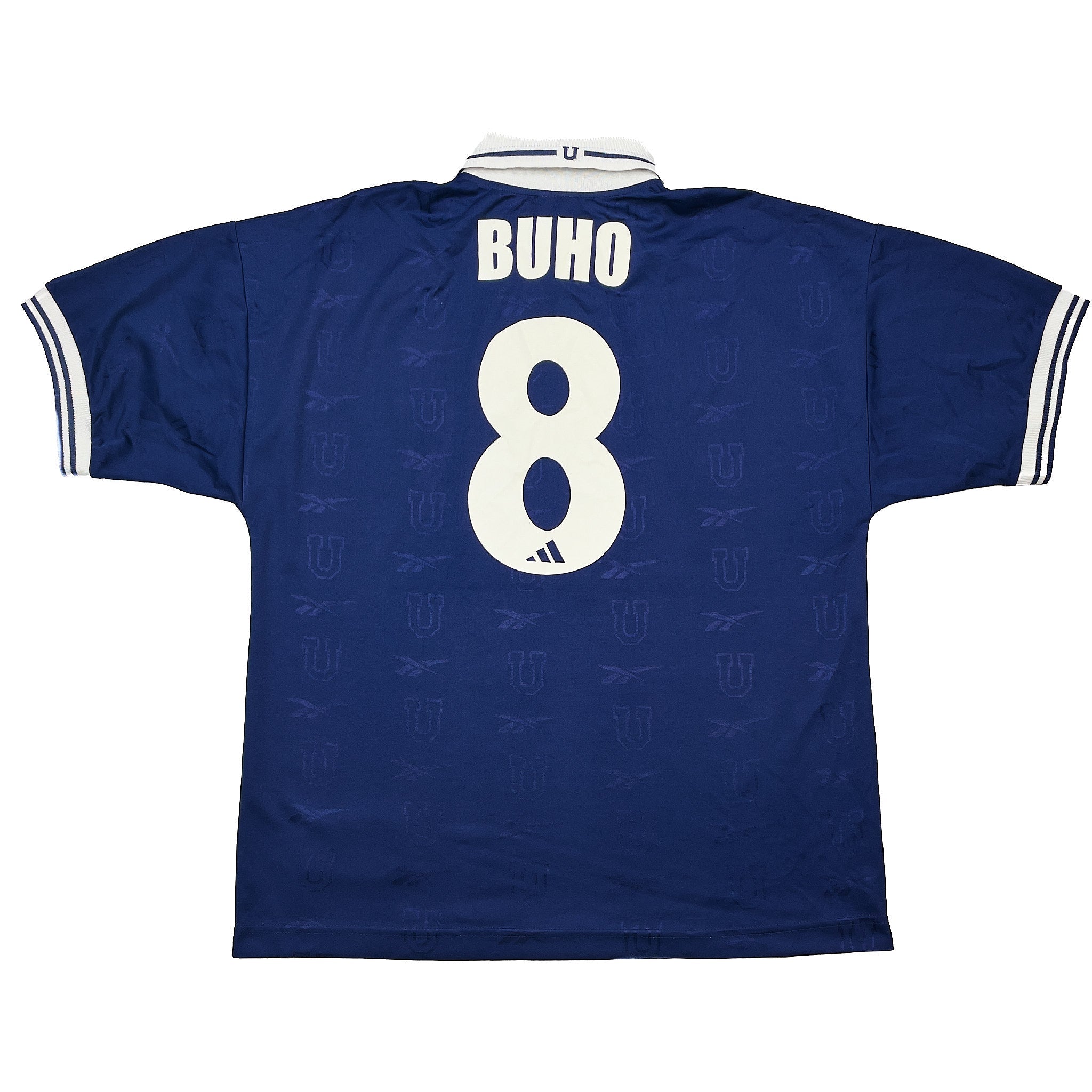 Buy 1998/99 Universidad De Chile Buho 8 Home Shirt (L) Reebok ~ Free worldwide shipping available ~ Authentic Vintage Football Shirts from Cult Kits
