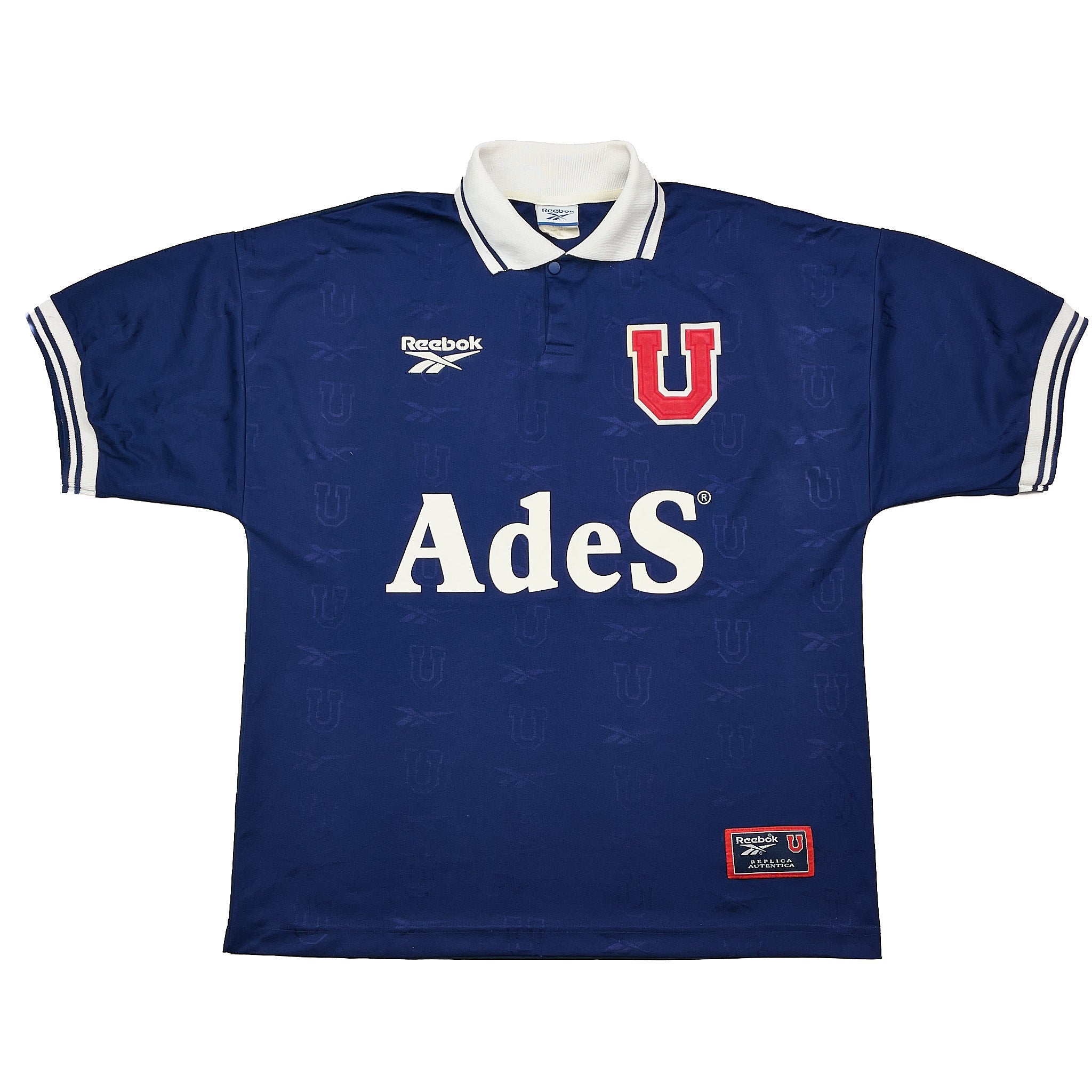Buy 1998/99 Universidad De Chile Buho 8 Home Shirt (L) Reebok ~ Free worldwide shipping available ~ Authentic Vintage Football Shirts from Cult Kits