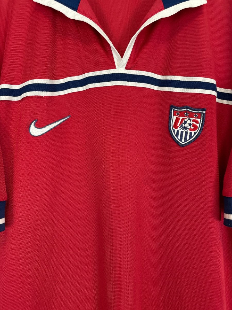 1998/99 USA AWAY SHIRT (L) NIKE - Cult Kits - Large - Buy Vintage Football Shirts, Authentic Retro Football Shirts For Sale, Classic Football Shirts & Soccer Jersey