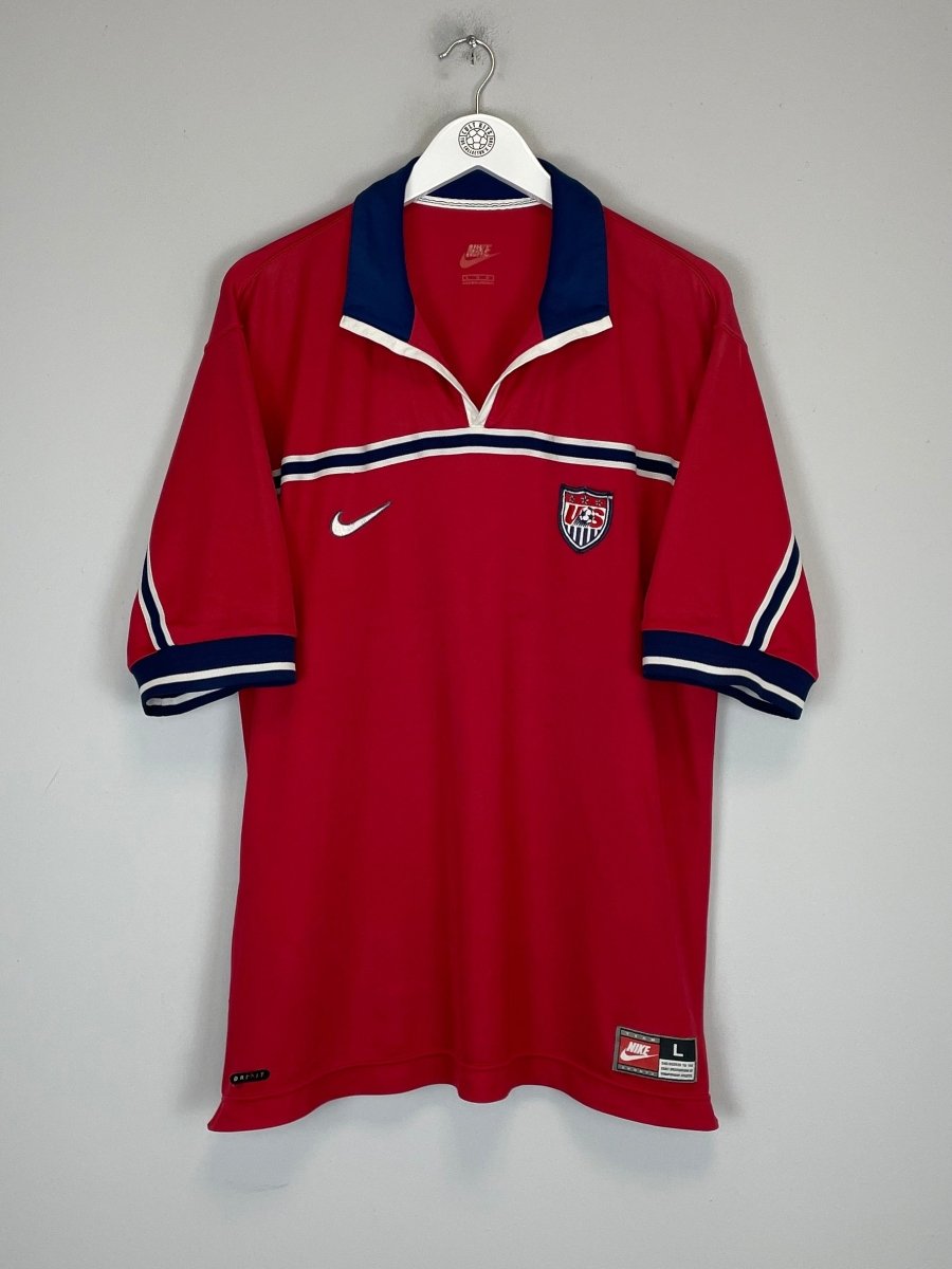 1998/99 USA AWAY SHIRT (L) NIKE - Cult Kits - Large - Buy Vintage Football Shirts, Authentic Retro Football Shirts For Sale, Classic Football Shirts & Soccer Jersey