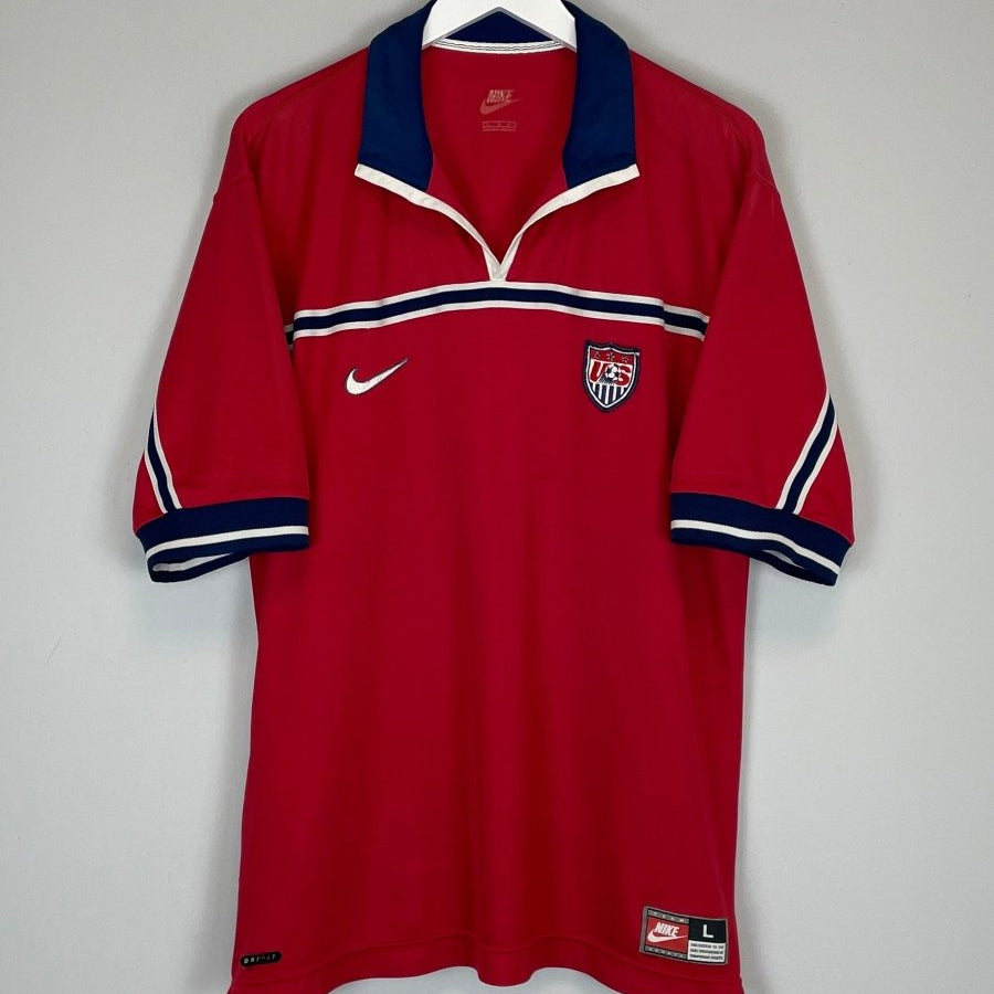 1998/99 USA AWAY SHIRT (L) NIKE - Cult Kits - Large - Buy Vintage Football Shirts, Authentic Retro Football Shirts For Sale, Classic Football Shirts & Soccer Jersey