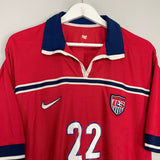 Shop 1998/99 USA LALAS #22 AWAY SHIRT (L) NIKE, classic football shirts, vintage football shirts & retro soccer jerseys at Cult Kits